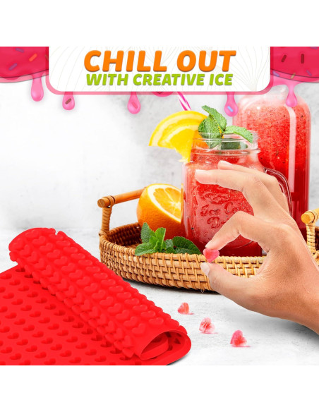 Molde de Silicona DIMROM para Mini Corazones 255 Cavidades