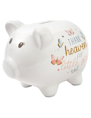 Alcancía Cerámica Esenciales para Bebés Mariposas 20cm