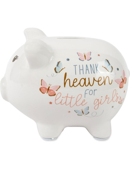 Alcancía Cerámica Esenciales para Bebés Mariposas 20cm