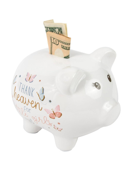 Alcancía Cerámica Esenciales para Bebés Mariposas 20cm