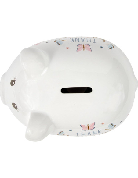 Alcancía Cerámica Esenciales para Bebés Mariposas 20cm