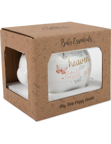 Alcancía Cerámica Esenciales para Bebés Mariposas 20cm