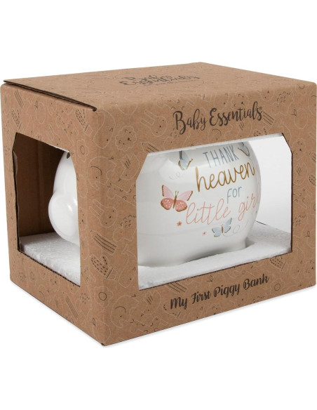 Alcancía Cerámica Esenciales para Bebés Mariposas 20cm