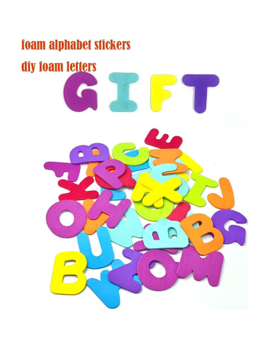 Calcomanías de Letras de Espuma IFKEGON A-Z 208 Piezas 5.08cm