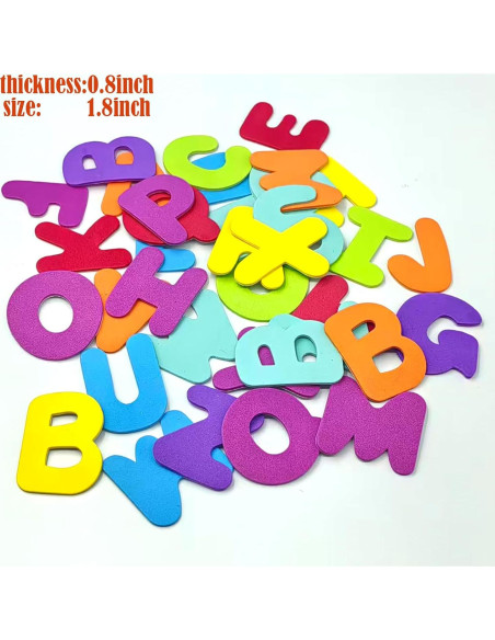 Calcomanías de Letras de Espuma IFKEGON A-Z 208 Piezas 5.08cm