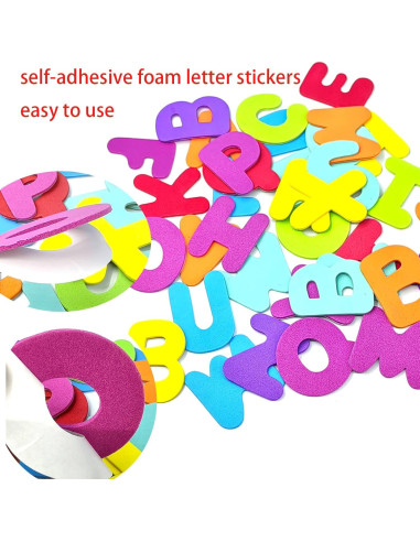 Calcomanías de Letras de Espuma IFKEGON A-Z 208 Piezas 5.08cm