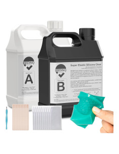 Kit de Moldes de Silicona BBDINO 1 Galón 3.98kg Claro