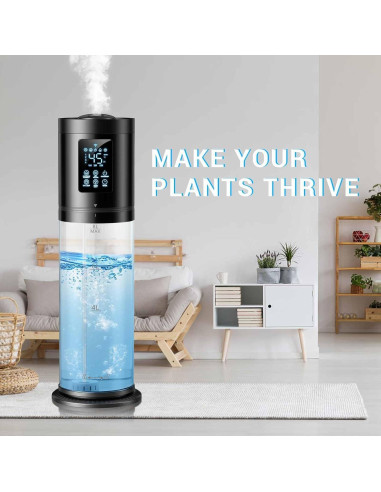 Humidificador Hiswelle 8L Ultrasónico con Difusor y Luz LED