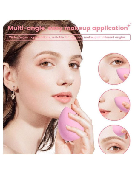 Conjunto de 36 Brochas de Maquillaje Rosa HGHDBT Profesional