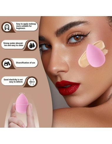 Conjunto de 36 Brochas de Maquillaje Rosa HGHDBT Profesional