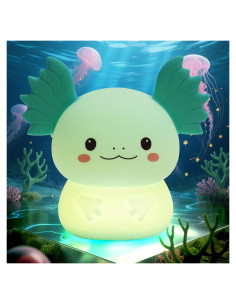 Lámpara Nocturna Axolote Ollycasa LED Recargable 11cm