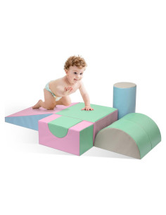 Conjunto de Juguetes de Escalada M HI-Mat 5 Piezas Rosa