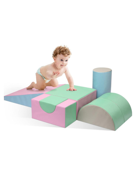 Conjunto de Juguetes de Escalada M HI-Mat 5 Piezas Rosa