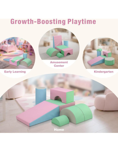 Conjunto de Juguetes de Escalada M HI-Mat 5 Piezas Rosa