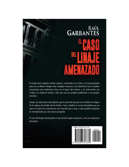 El caso del linaje amenazado: Una novela policíaca de misterio y crimen (La brigada de crímenes graves) (Spanish Edition)