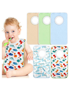 Baberos de Toalla Newwiee 5 Pcs para Bebé Unisex Absorbentes