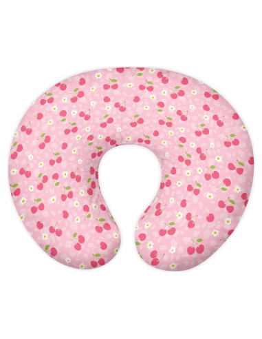 Funda de Almohada de Lactancia Hzeswody Cereza Suave