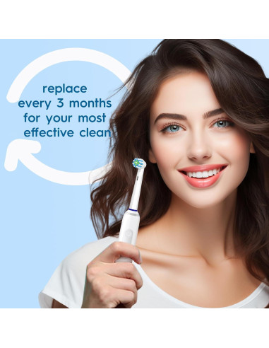 8 Cabezas de Cepillo de Dientes Repuesto MOFELE para Oral B