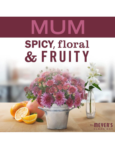 Jabón de Manos Mrs. Meyer's Clean Day Mum 370 ml x 3 Gel