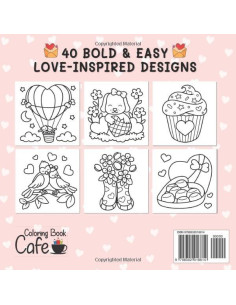 Cozy Love: Cute and Cozy Coloring Book for Adults & Teens with Easy and Bold Hygge-Inspired Designs 2