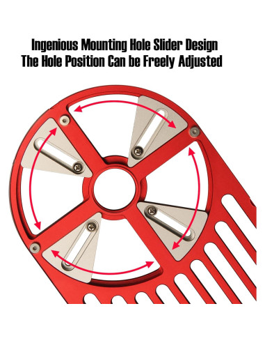 Base de Router Universal Toolcool 24.4x15.7cm Aluminio