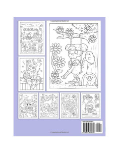 Creepy Cutie: Coloring Book for Adults and Teens Featuring Goth Kawaii and Spooky Cute Creatures of All Kinds and Many More 2