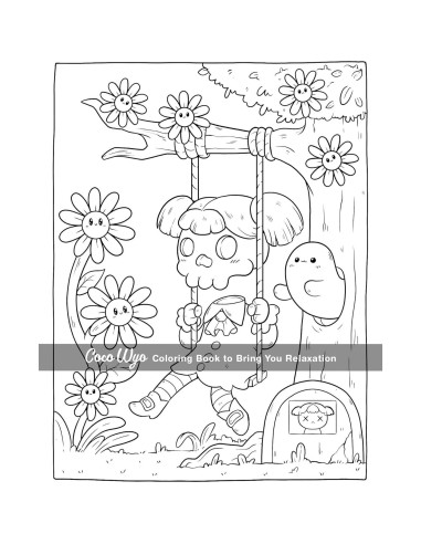 Creepy Cutie: Coloring Book for Adults and Teens Featuring Goth Kawaii and Spooky Cute Creatures of All Kinds and Many More