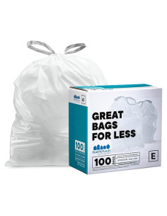Bolsas de Basura Plasticplace Código E 100 Unidades 20 Litros