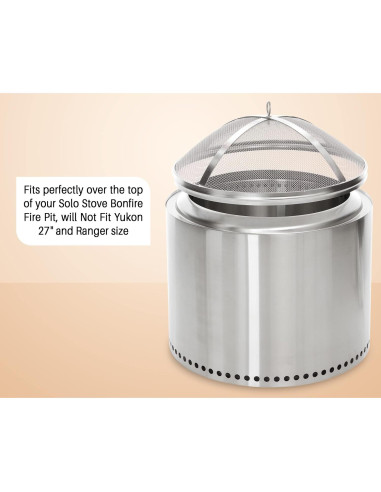 Cubierta de Chispas COSPARX para Fogata Bonfire Acero Inoxidable