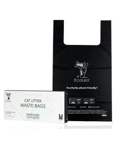 Bolsas Compostables para Desechos de Gato EcoLeo - Extra Grande