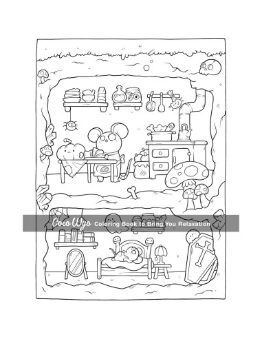 Creepy Cutie: Coloring Book for Adults and Teens Featuring Goth Kawaii and Spooky Cute Creatures of All Kinds and Many More