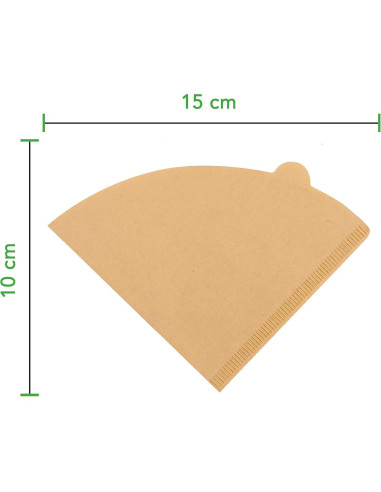Filtros de Café Biodegradables Ecowilli Tamaño 01 - 200 Unidades