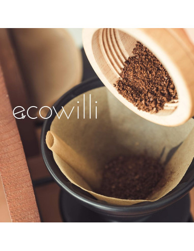Filtros de Café Biodegradables Ecowilli Tamaño 01 - 200 Unidades