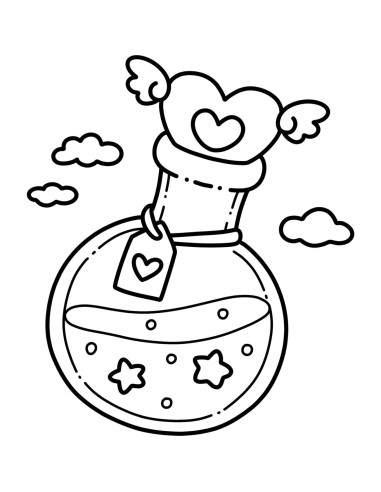 Easy: Cute & Simple Coloring Book for Adults and Kids