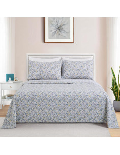 Conjunto de Sábanas Impresas Marina Decoration Individual Floral 2