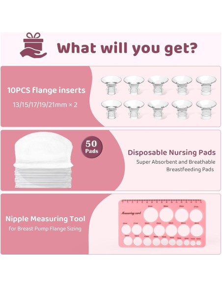 Kit de Lactancia Nursi Luna con Bridas y Almohadillas 10PCS