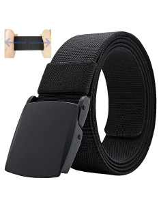 Cinturón Táctico Ajustable JIFANPAUL para Hombres - Nylon Elástico