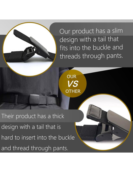 Cinturón Táctico Ajustable JIFANPAUL para Hombres - Nylon Elástico