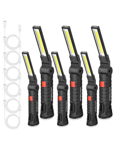 Luces de Trabajo LED Tuanse 6 Piezas Recargables Magnéticas