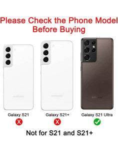 Juego de Reemplazo Lente de Cámara Samsung Galaxy S21 Ultra 2