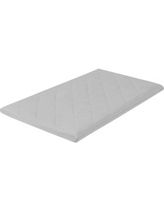 Sábana Acolchada para Cuna Portátil Everyday Kids Gris 2