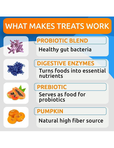 Probioticos para Perros Bark&Spark 240Ct Tocino Salud Digestiva