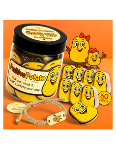 Tarro de Afirmaciones Positivas STOFINITY - 60 Tarjetas Motivacionales