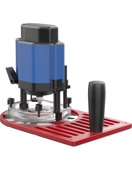 Base de Router Universal Toolcool 24.4x15.7cm Aluminio