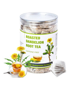 50 Bolsas de Té de Raíz de Diente de León VitalForest 100% Natural