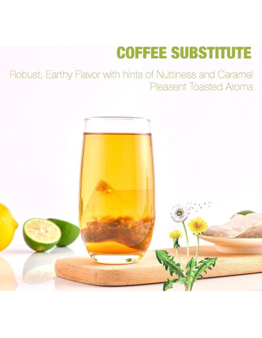 50 Bolsas de Té de Raíz de Diente de León VitalForest 100% Natural