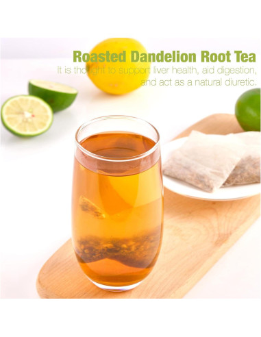 50 Bolsas de Té de Raíz de Diente de León VitalForest 100% Natural