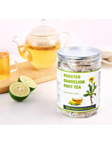 50 Bolsas de Té de Raíz de Diente de León VitalForest 100% Natural