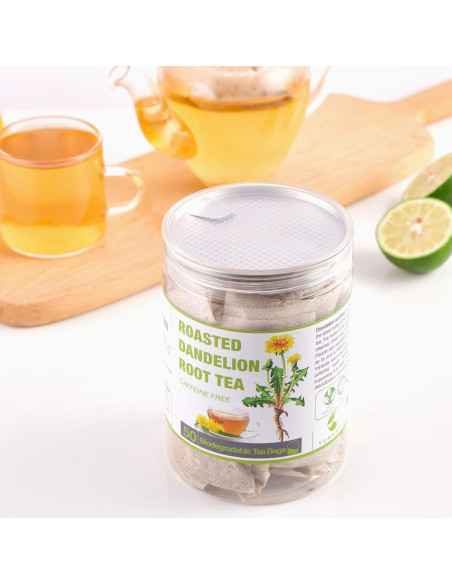 50 Bolsas de Té de Raíz de Diente de León VitalForest 100% Natural