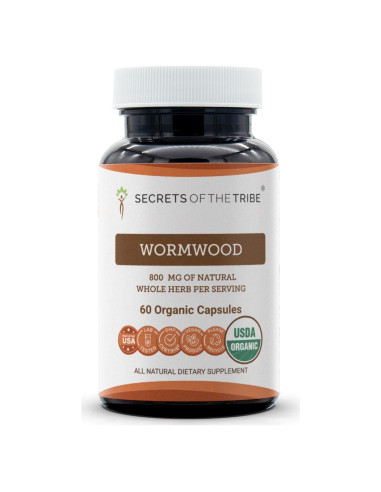 Cápsulas Orgánicas Ajenjo Secretos de la Tribu 60 Conteo